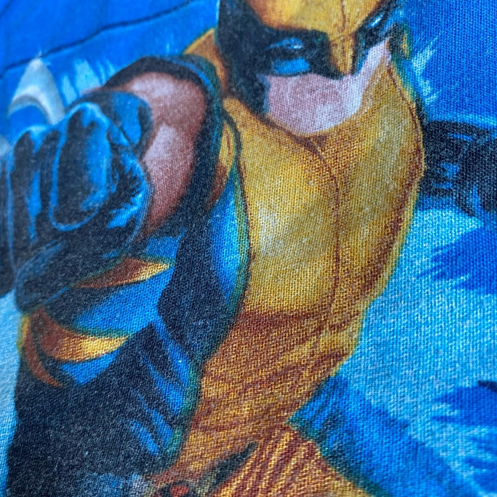 🛌 🔥 Vintage X-MEN Wolverine flat/fitted sheets - Picture 11 of 11
